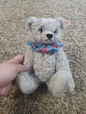 Steiff German Grey Teddy Bear Plush Collectible